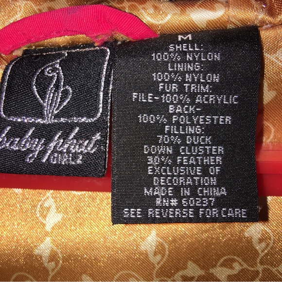 baby phat vintage puffer coat jacket size medium for a girl - Picture 13 of 16